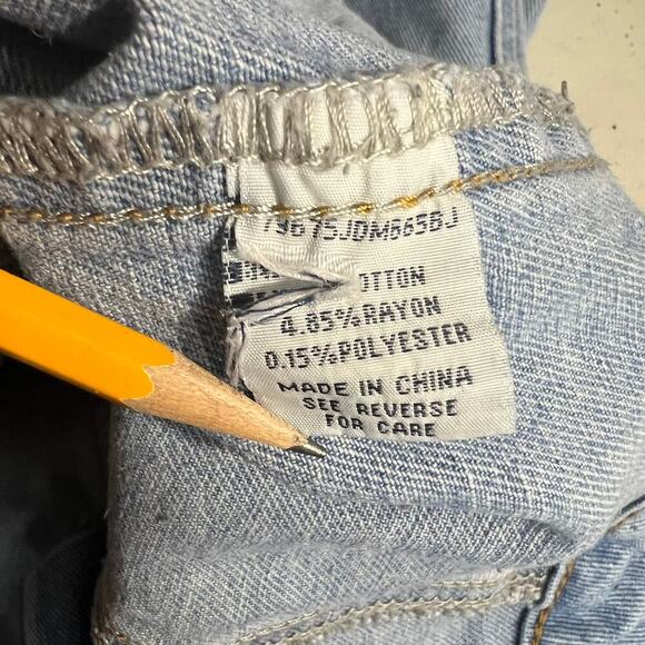 Sweet Heart Womens Cargo Jeans, Size 11, light blue - Picture 11 of 13